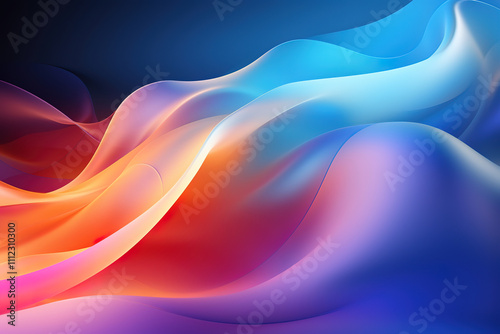 Wallpaper Mural Fantastic Abstract decorative fluorescent background Torontodigital.ca