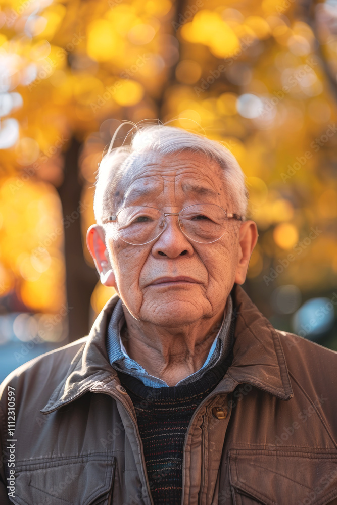 portrait of an elderly beautiful man Generative AI portrait of an elderly beautiful man Generative AI