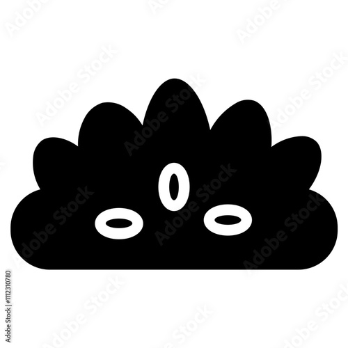 Dumplings Meal Street Glyph Icon