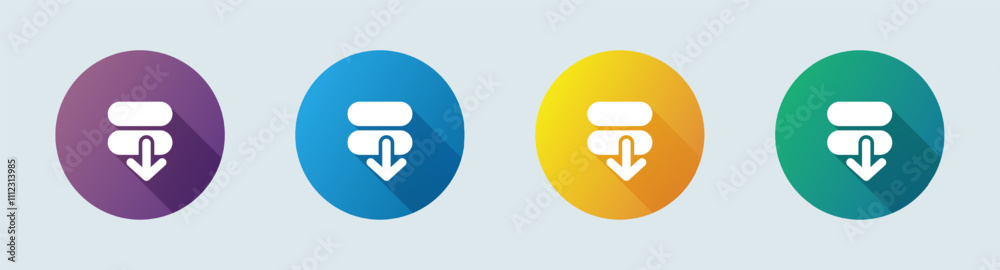 Inflation solid icon in flat design style. Economy crisis signs vector illustration. Inflation solid icon in flat design style. Economy crisis signs vector illustration.