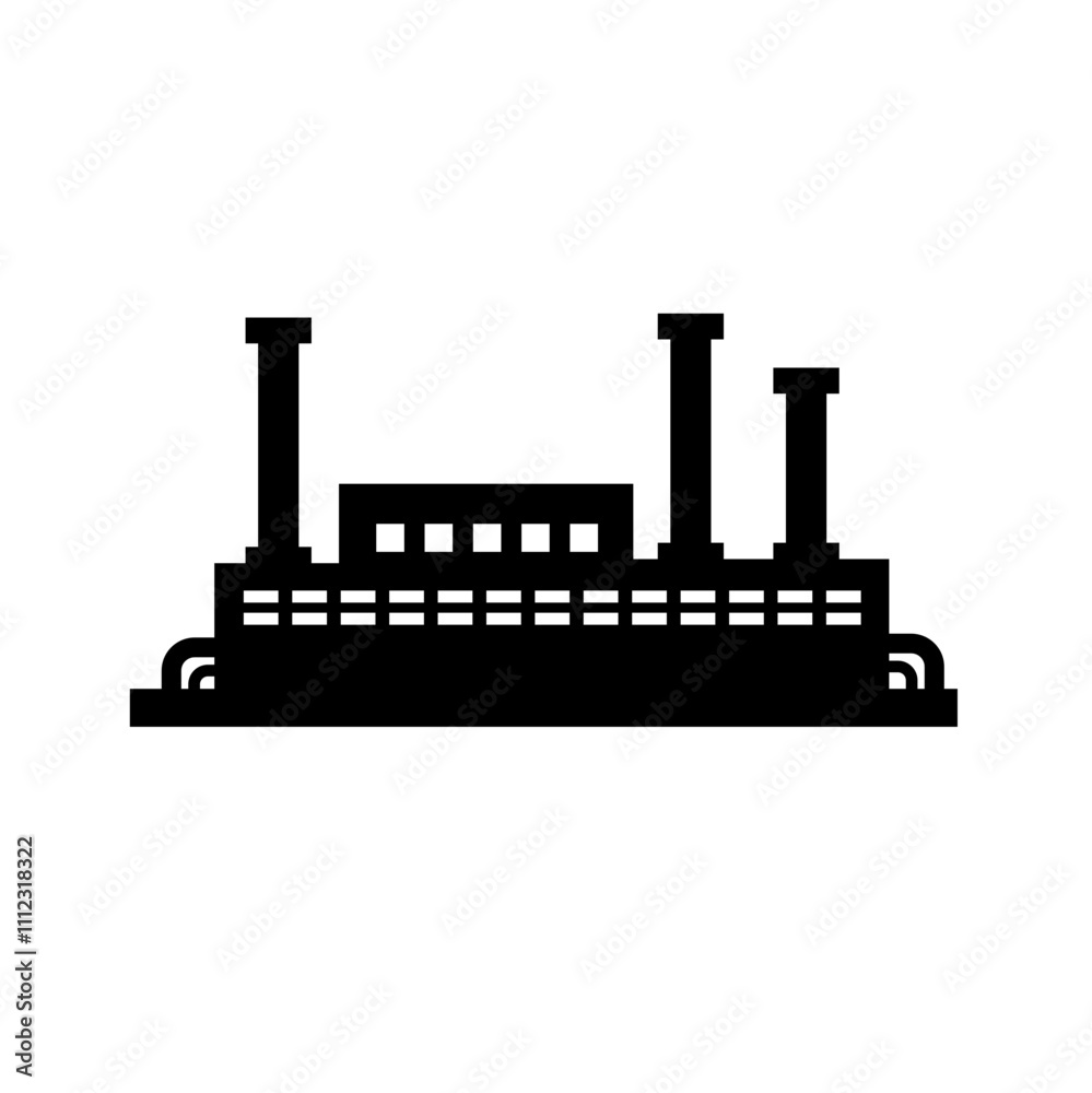 indistrial factory silhouette indistrial factory silhouette