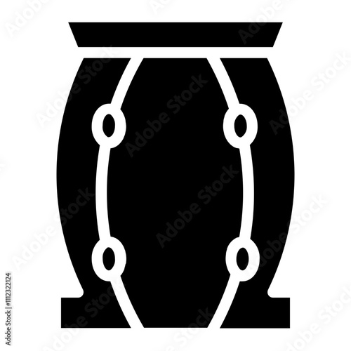 Barrel Deposit Wine Glyph Icon