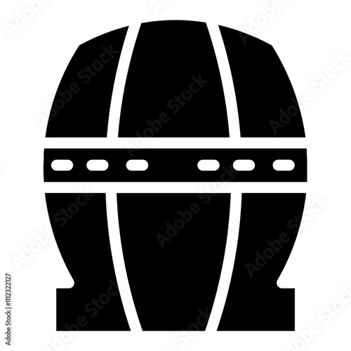 Barrel Deposit Wine Glyph Icon