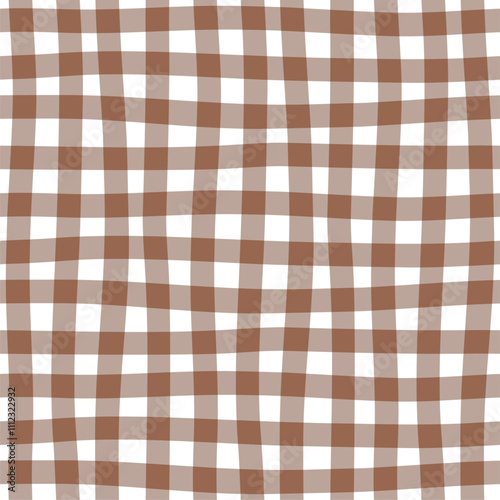 Christmas fabric. Cute Christmas holidays print.  Flat vector seamless pattern