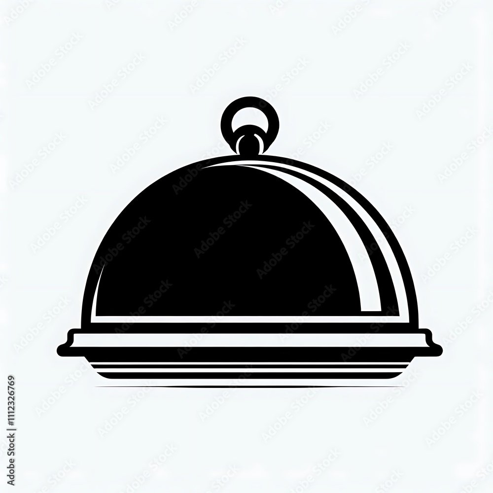Fototapeta premium A cloche cover for serving food elegantly.
