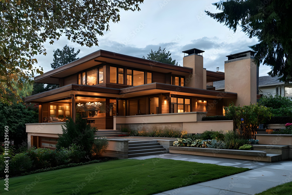 Minimalist craftsman home with elegant decor and a warm, cozy ambiance. Minimalist craftsman home with elegant decor and a warm, cozy ambiance.