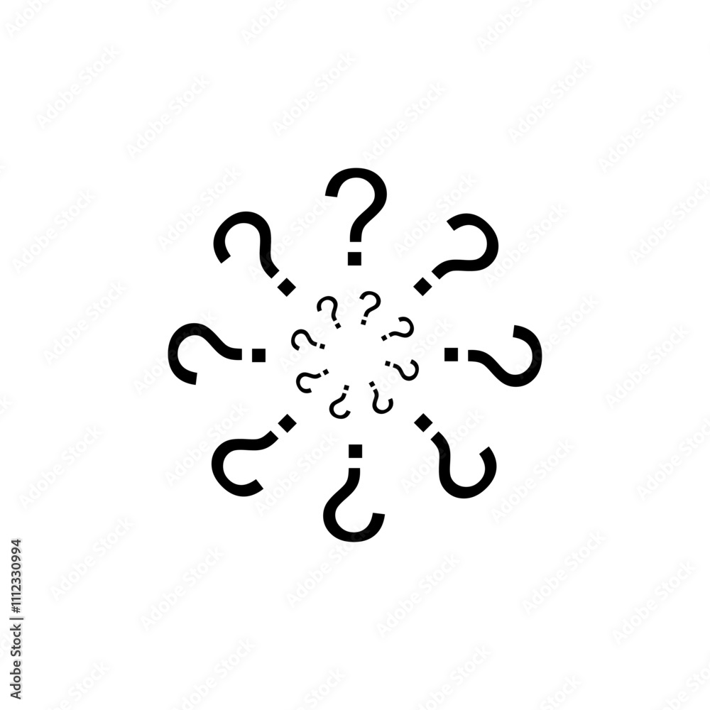 Question vector icon. Help Business icon. Ask for support and information sign. Confusion and Question icon vector Question vector icon. Help Business icon. Ask for support and information sign. Confusion and Question icon vector