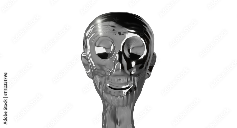 3d head sculpture transparent png
