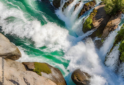 waterfall and rocks - close up photo