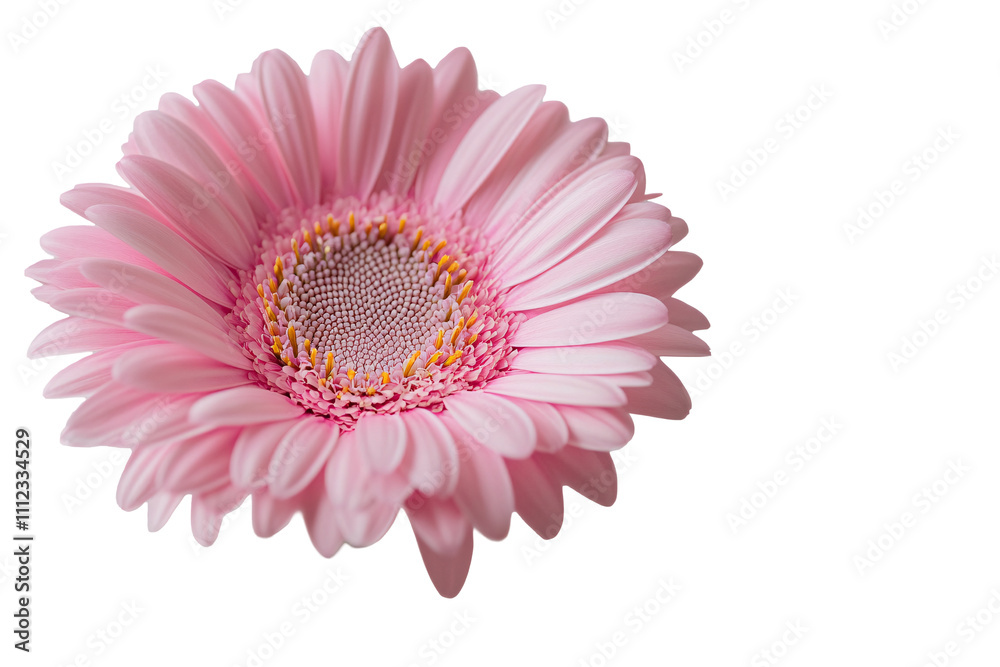 a pink flower with yellow center a pink flower with yellow center