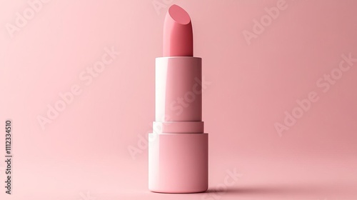 Pink Lipstick Tube Cosmetic Product Beauty Makeup Glamour Fashion