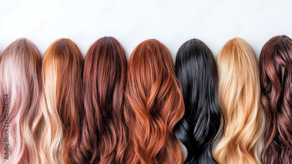Captivating Array of Fashionable Women s Hairstyles in an Assortment of Colors and Textures Captivating Array of Fashionable Women s Hairstyles in an Assortment of Colors and Textures