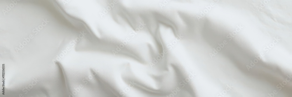 Fototapeta premium Soft ringspun cotton fabric with a subtle wrinkle texture, perfect for adding depth and realism to your designs, fabric, pack