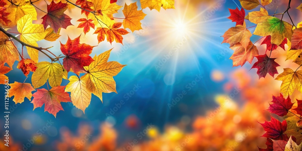 Vibrant and colorful autumn leafs on a sunny day , Fall, red, orange, yellow, foliage, seasonal, nature, vibrant, bright Vibrant and colorful autumn leafs on a sunny day , Fall, red, orange, yellow, foliage, seasonal, nature, vibrant, bright