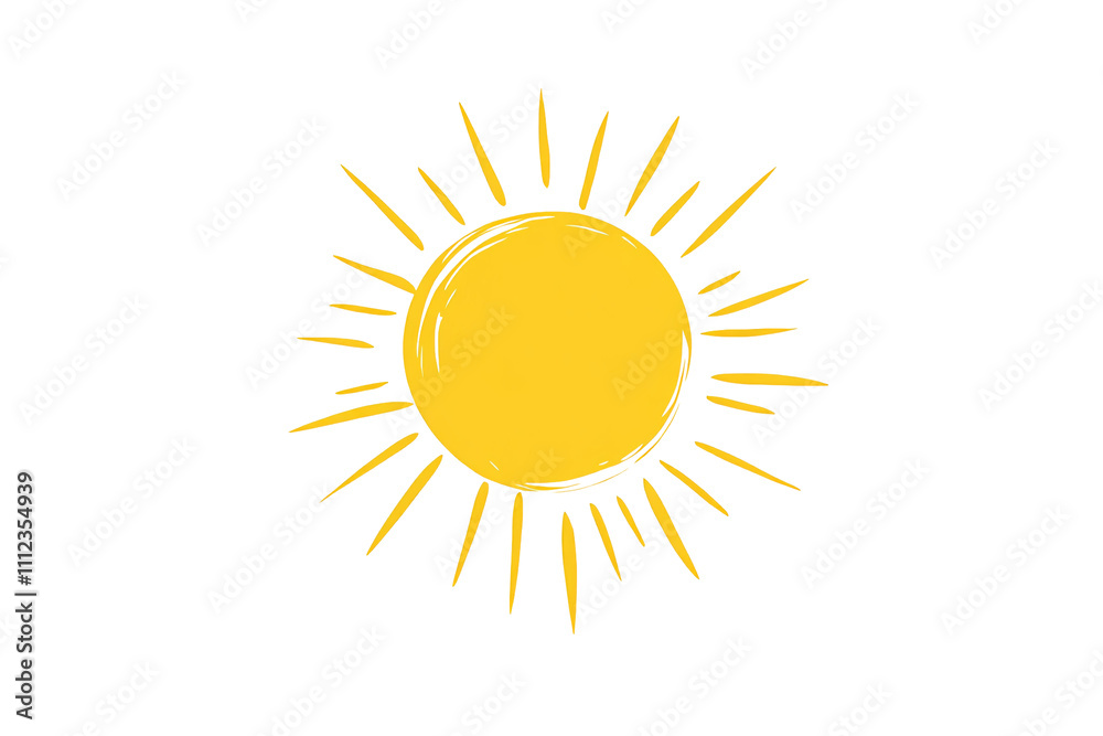 a yellow sun with rays a yellow sun with rays