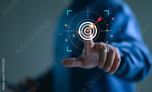 Canvastavla goal, strategy, success, target, aim, futuristic, marketing, choose, performance, achievement