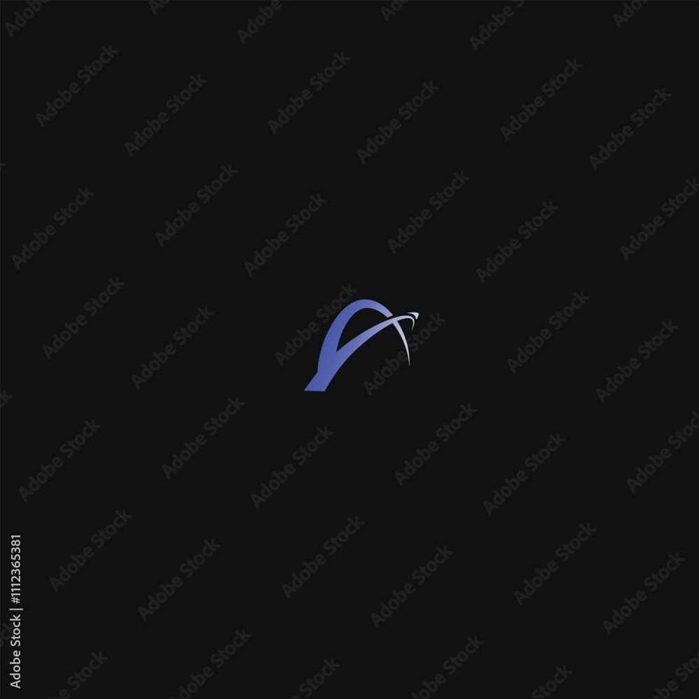 monogram letter A monogram letter A