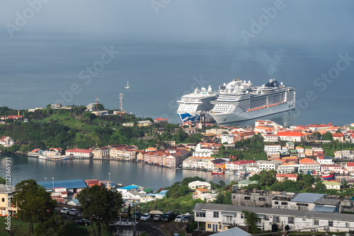 Cruise Ships Docked in St. George's, Grenada