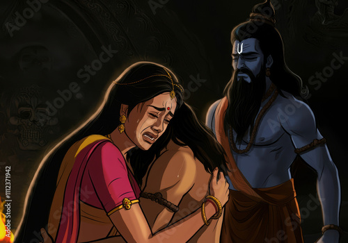 Savitri and Satyavan: A Tale of Courage and Eternal Love photo