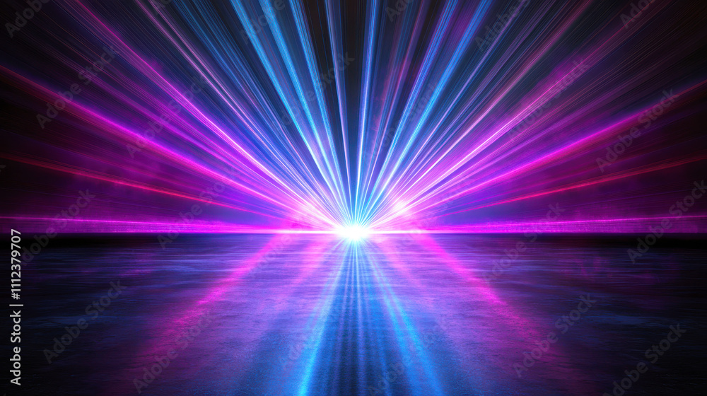 Abstract Laser Light Background