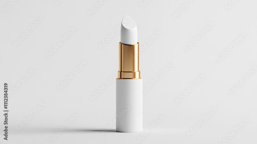 White Lip Balm Tube Mockup Skincare Beauty Cosmetic Product White Lip Balm Tube Mockup Skincare Beauty Cosmetic Product