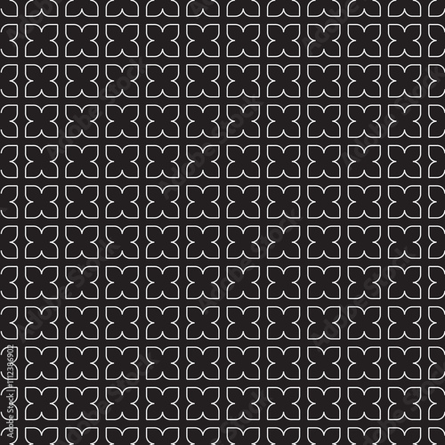 Linear Star Cross pattern, seamless pattern background. 