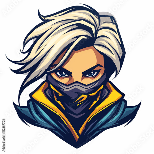 Gaming logo avatar for a gaming streamer or blogger channel