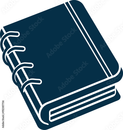 Classic Spiral Notebook Illustration