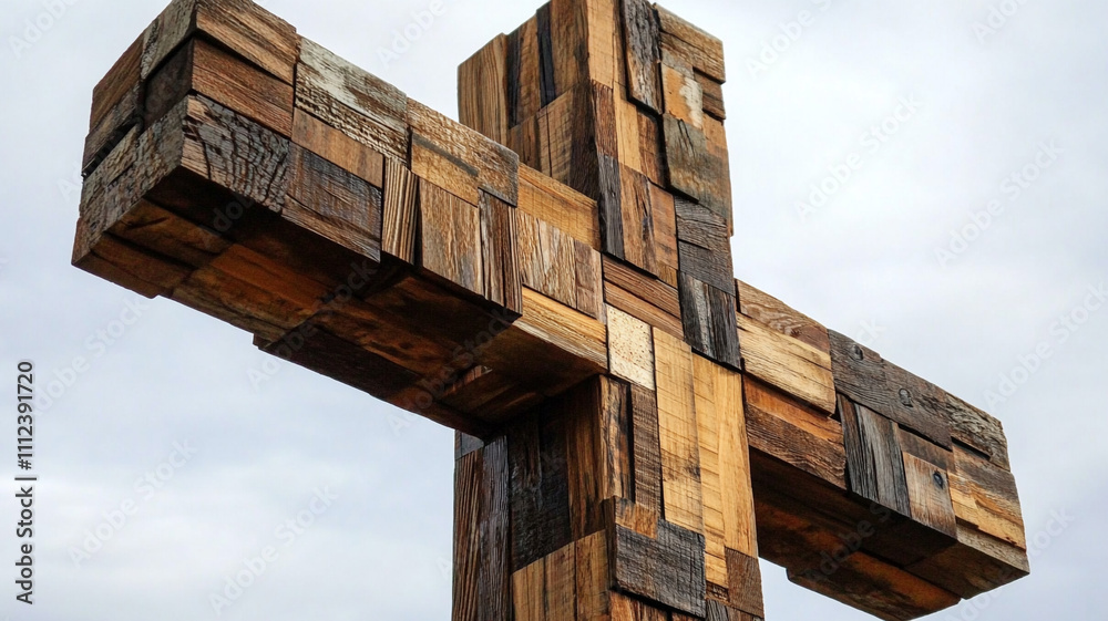 Chistian wooden plus sign