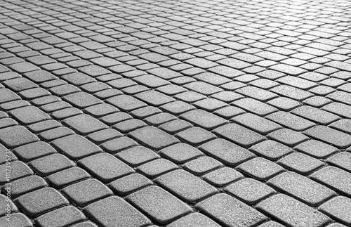 Obraz na płótnie Concrete road paving stones abstract background. w salonie