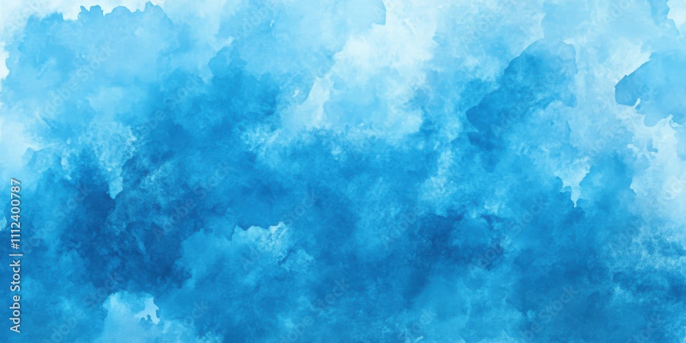 Abstract Watercolor Painting Blue Hues Serenity Background Texture Design Abstract Watercolor Painting Blue Hues Serenity Background Texture Design