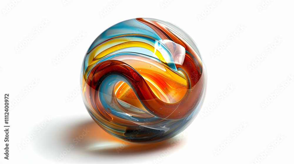 Abstract Glass Orb Illustration Abstract Glass Orb Illustration