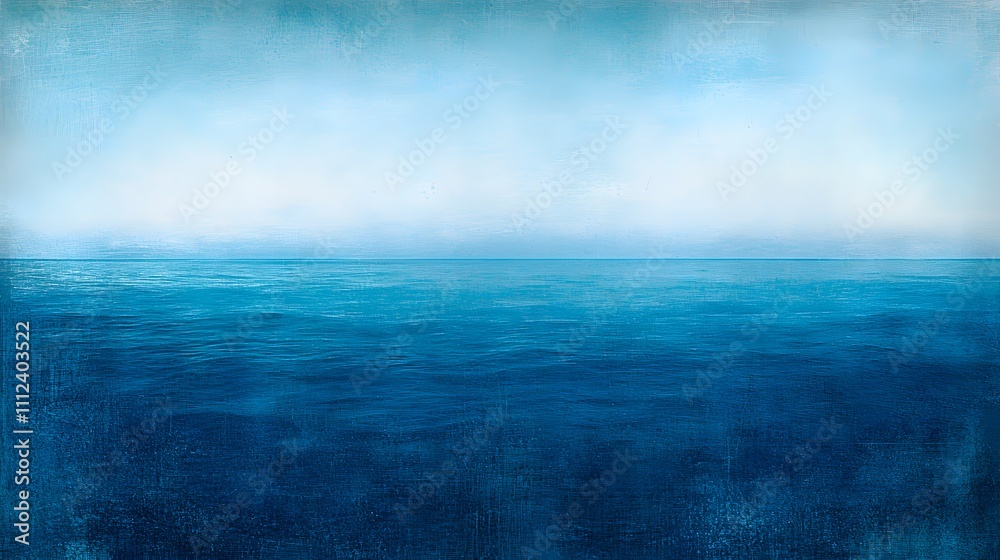 Abstract Ocean Seascape Blue Hues Textured Art Abstract Ocean Seascape Blue Hues Textured Art