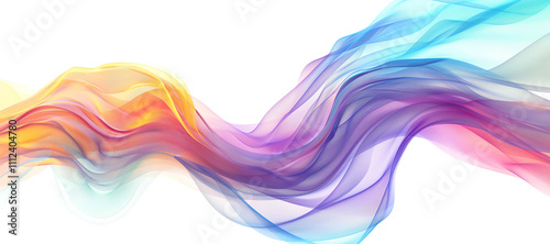 colorful wave line pattern background, curve 1