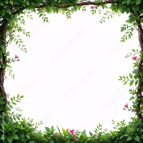 Nature frame isolated