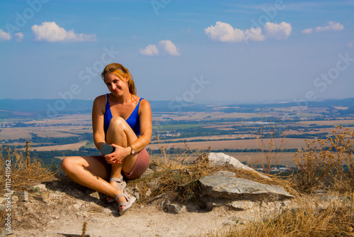 Medieval castle of Gymes in Slovakia photo