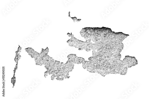 Hole concrete wall isolated transparent background png macro