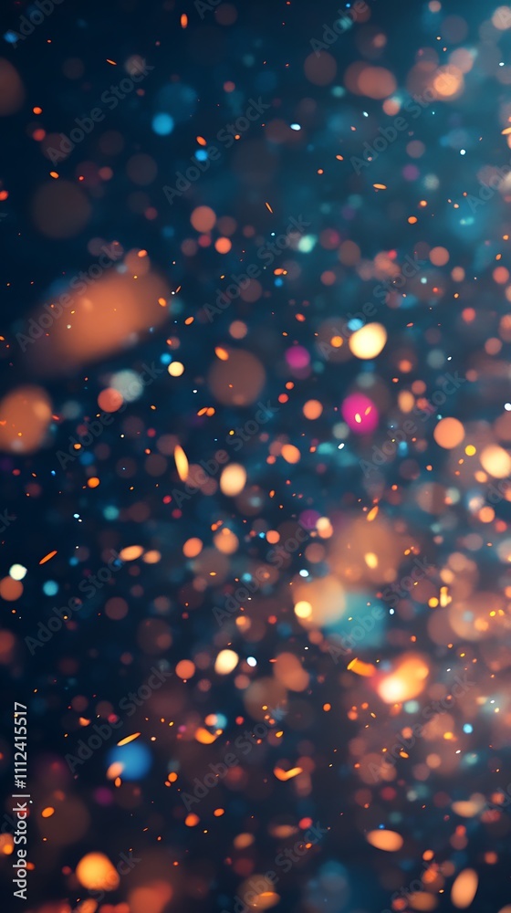Abstract Shape Background Radiating with Dynamic and Glowing Light Effects