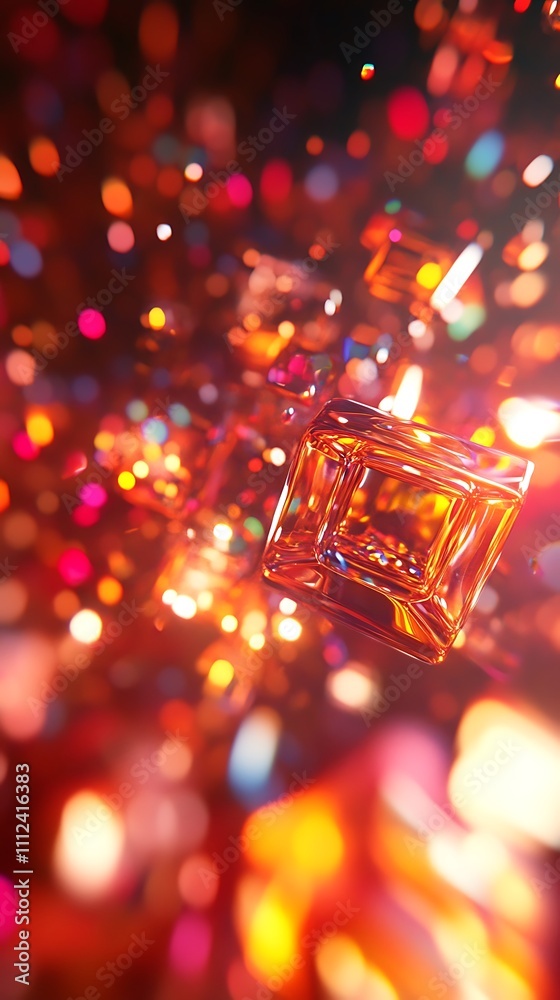 Abstract Shape Background Radiating with Dynamic and Glowing Light Effects Abstract Shape Background Radiating with Dynamic and Glowing Light Effects