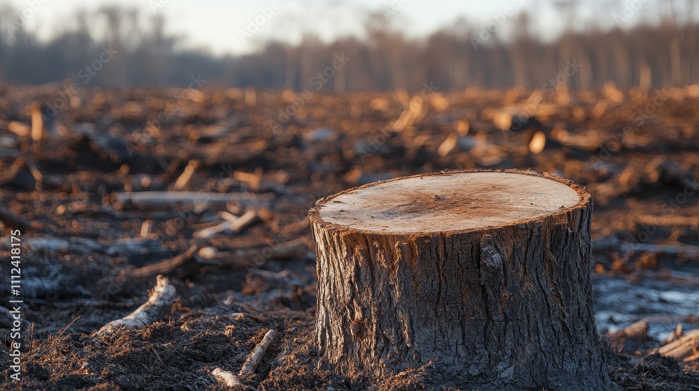 Deforestation Aftermath: A Stark Reminder of Nature's Vulnerability Deforestation Aftermath: A Stark Reminder of Nature's Vulnerability
