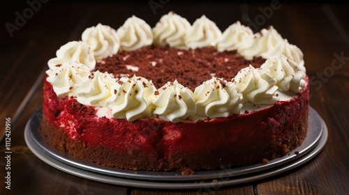 photo red velvet cheesecake