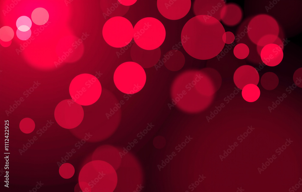 Vibrant crimson red bokeh effect Vibrant crimson red bokeh effect