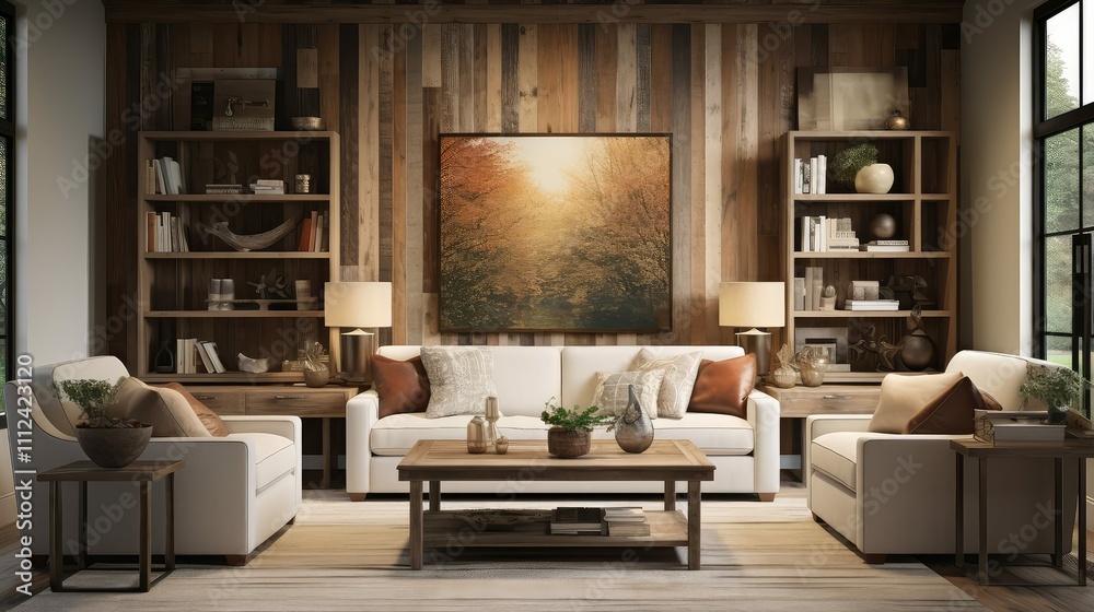 Fototapeta premium focal vertical barn wood