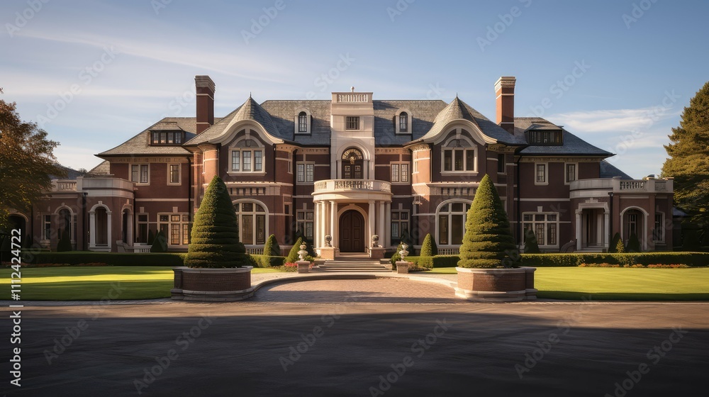 Obraz premium arched brick house