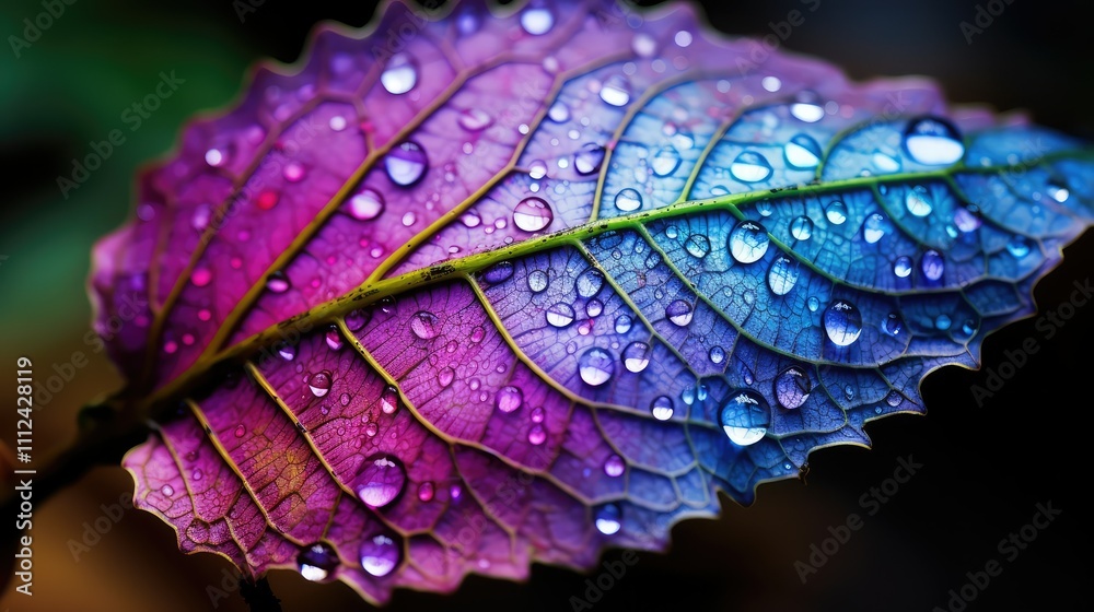 Fototapeta premium painting painted leaf