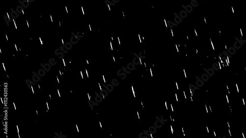 cartoon doodle hand drawn rain animation effect, 2d 
 white lines animated rain falling on a black background, cel traditional animation doodle filter effect