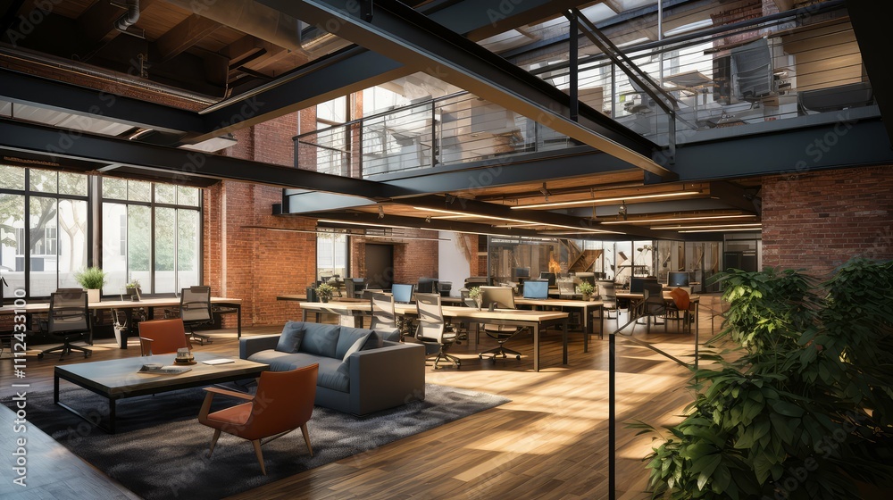 spacious brick office space