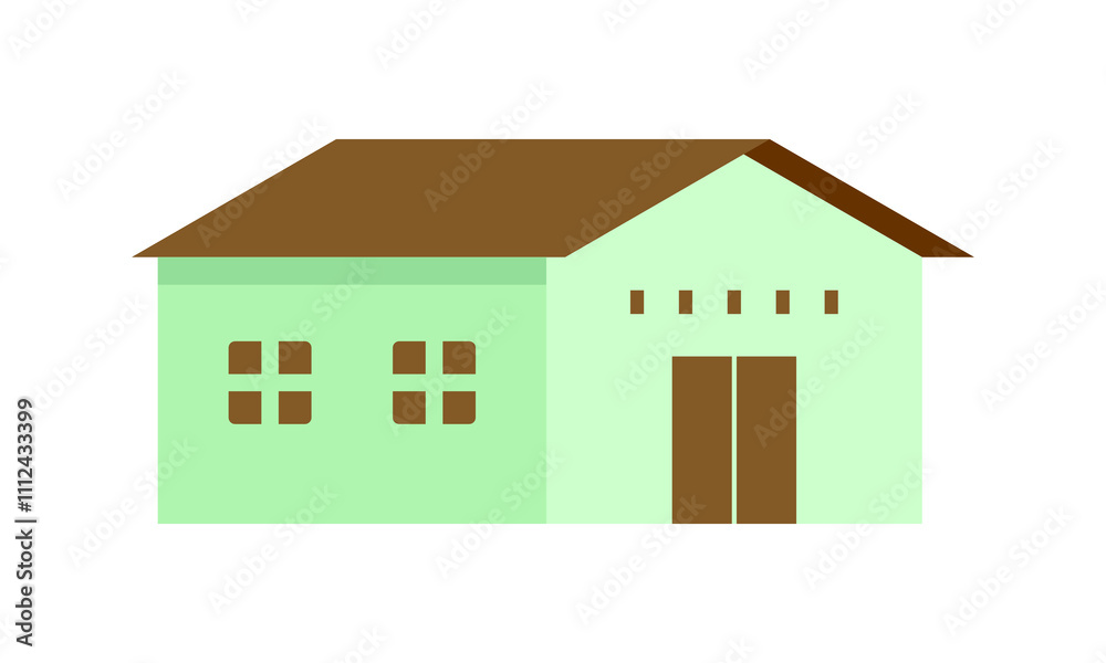 Village house illustration design vector Village house illustration design vector