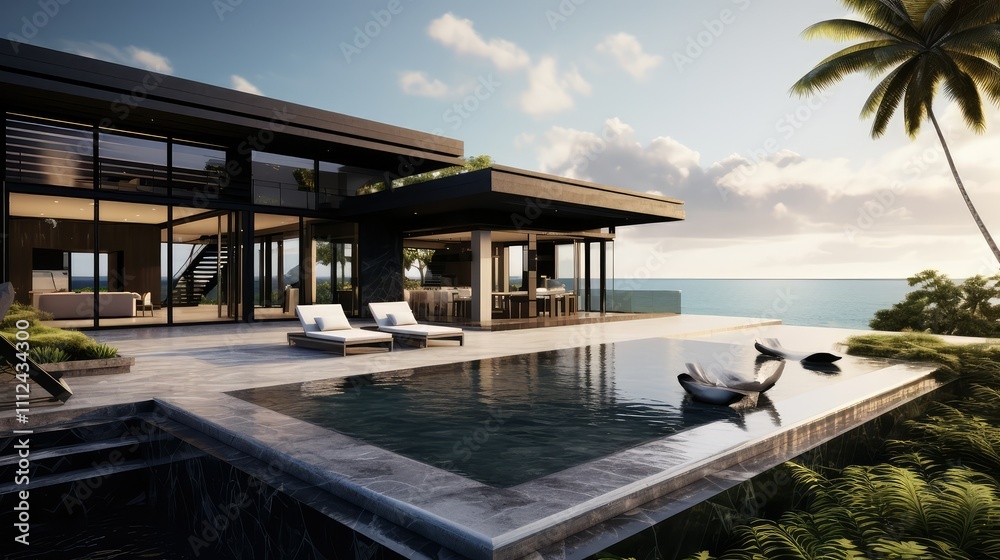 Obraz premium views black real estate