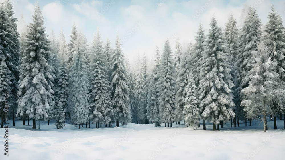 winter spruce tree with snow winter spruce tree with snow